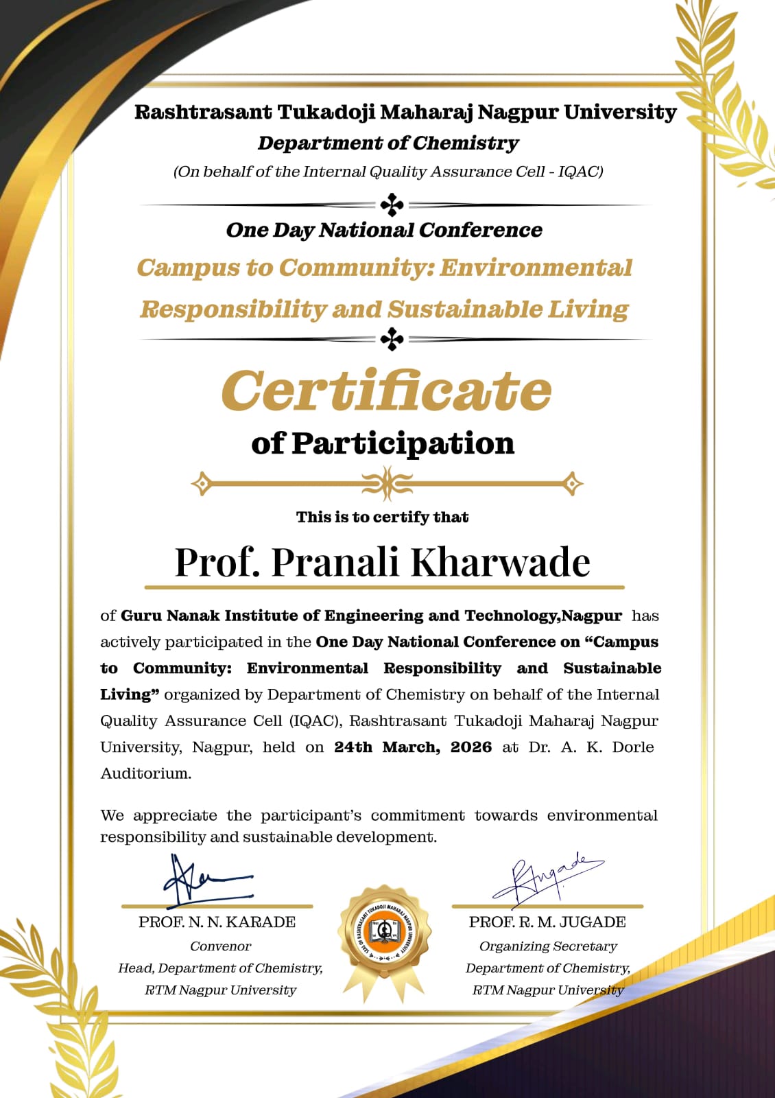 Certificate 1